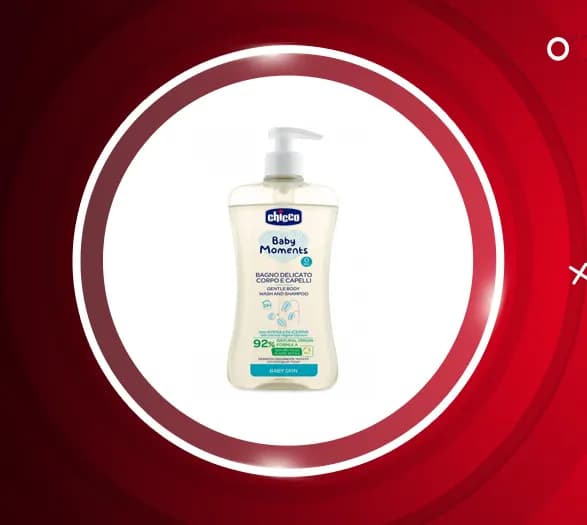 شامپو بچه چیکو CHICCO سر و بدن مدل BAGNO DELICATO حجم 500 میل — تصویر ۱۱