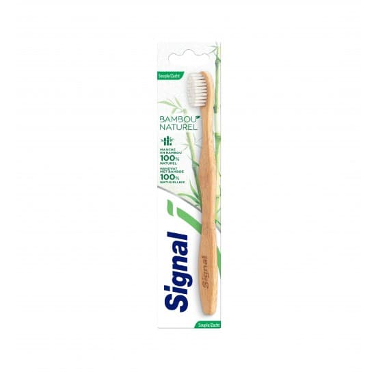 مسواک سیگنال SIGNAL مدل BAMBOU NATUREL برس نرم