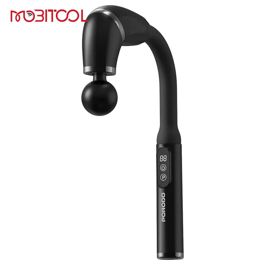 ماساژور شارژی عصایی پرودو Porodo U-Shaped Handle 4-Head Deep Massager‏ — تصویر ۳