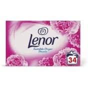 دستمال خوشبو کننده لباس و کمد لنور Lenor رایحه Pink Blossom بسته 34 عددی