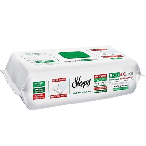 دستمال مرطوب طی اسلیپی Sleepy بسته 50 عددی