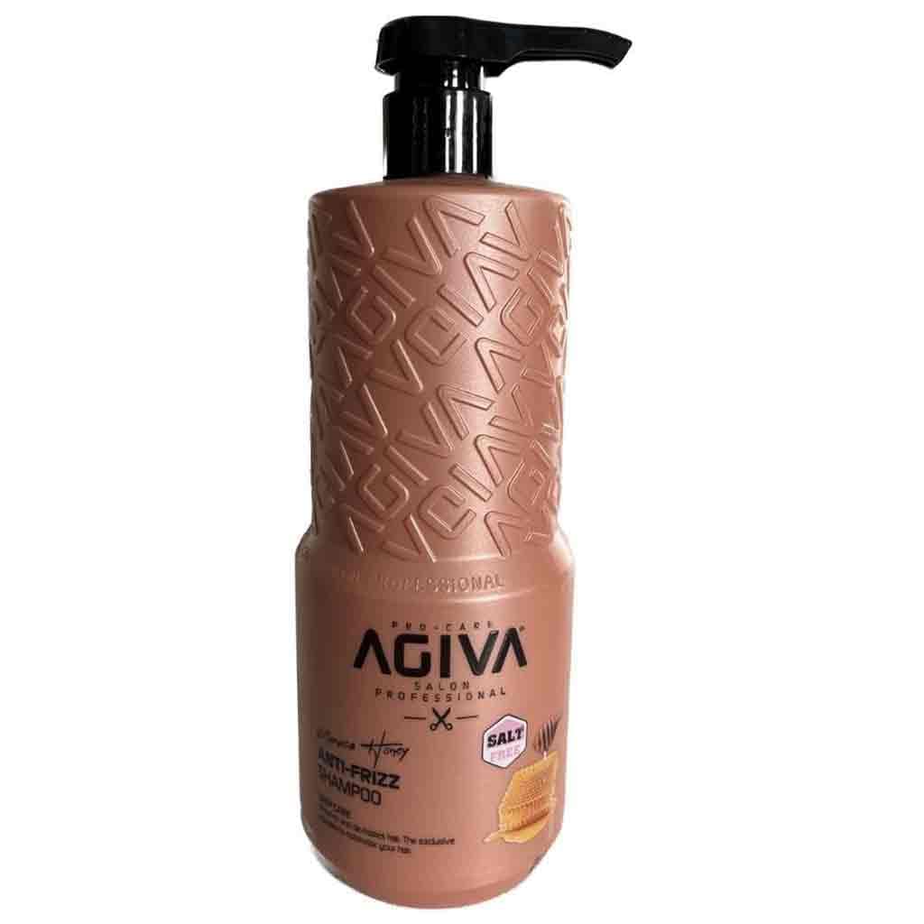 شامپو سر بدون نمک آگیوا Agiva Anti-Frizz ضد وز حاوی عصاره عسل مانوکا 800 میل — تصویر ۲