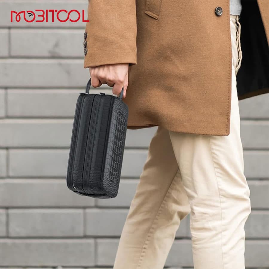 کیف دستی چرم گرین لاین Green Lion Tirana Travel Pouch — تصویر ۴