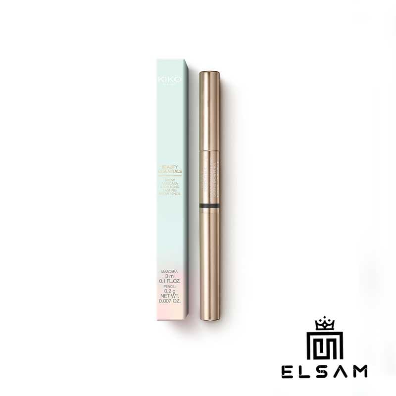 مداد و ریمل ابرو کیکو kiko milano beauty essentials brow mascara — تصویر ۹