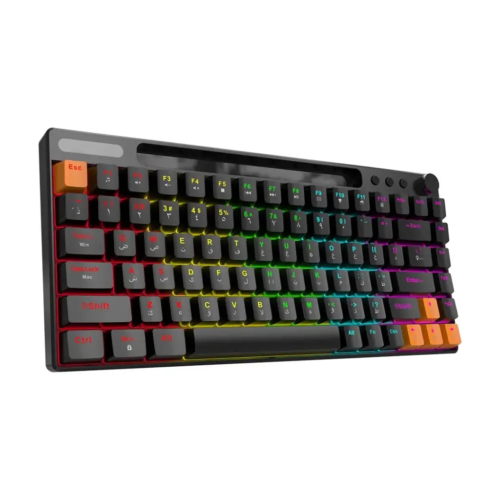کیبورد گیمینگ مکانیکی 84 کلید پرودو Porodo Gaming 84 Keys Mechanical Gaming Keyboard PDX226 — تصویر ۱۰