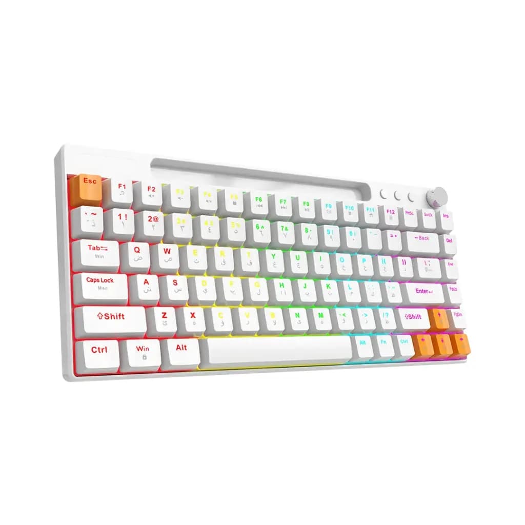 کیبورد گیمینگ مکانیکی 84 کلید پرودو Porodo Gaming 84 Keys Mechanical Gaming Keyboard PDX226 — تصویر ۶