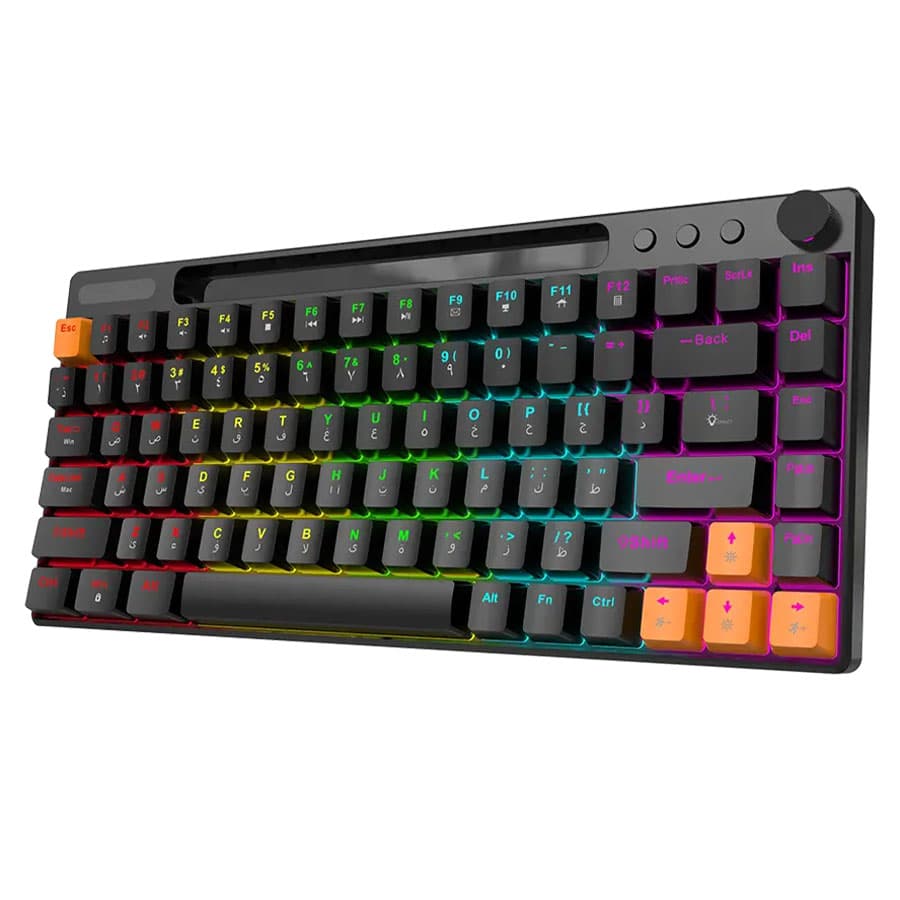 کیبورد گیمینگ مکانیکی 84 کلید پرودو Porodo Gaming 84 Keys Mechanical Gaming Keyboard PDX226