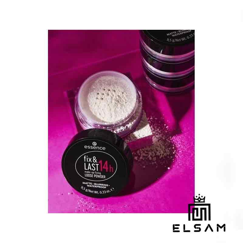پودر فیکس اسنس Essence fix & LAST 14h make-up fixing LOOSE POWDER — تصویر ۶