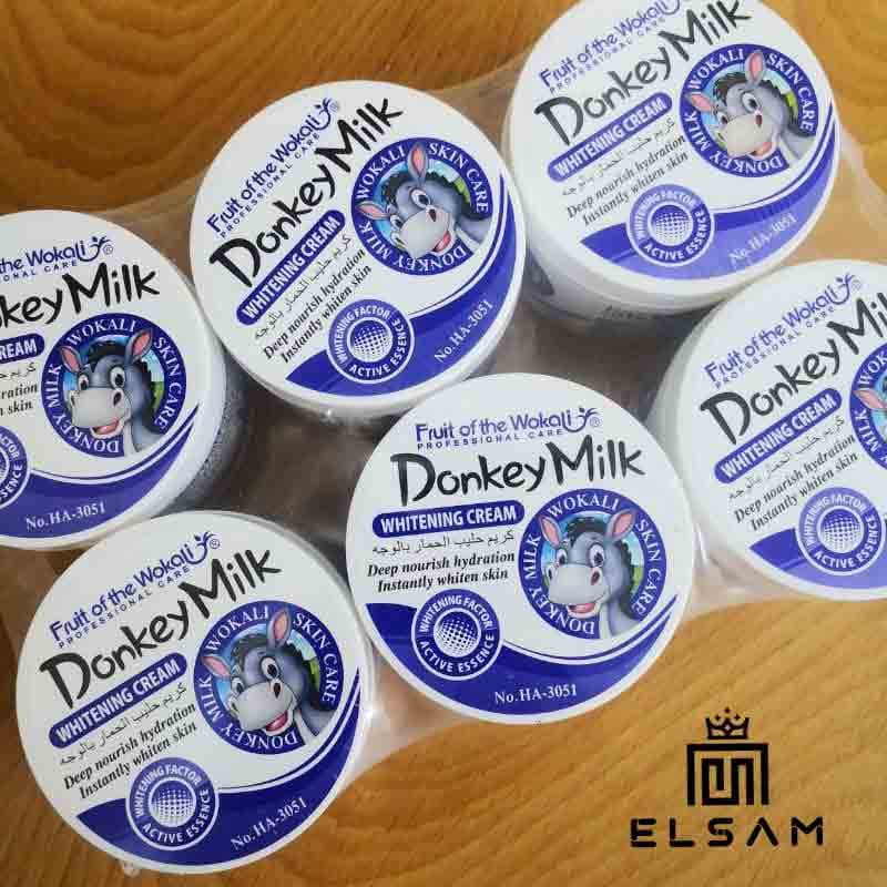 کرم روشن کننده شیر الاغ ووکالی Wokali donkey milk whitening cream — تصویر ۱۲