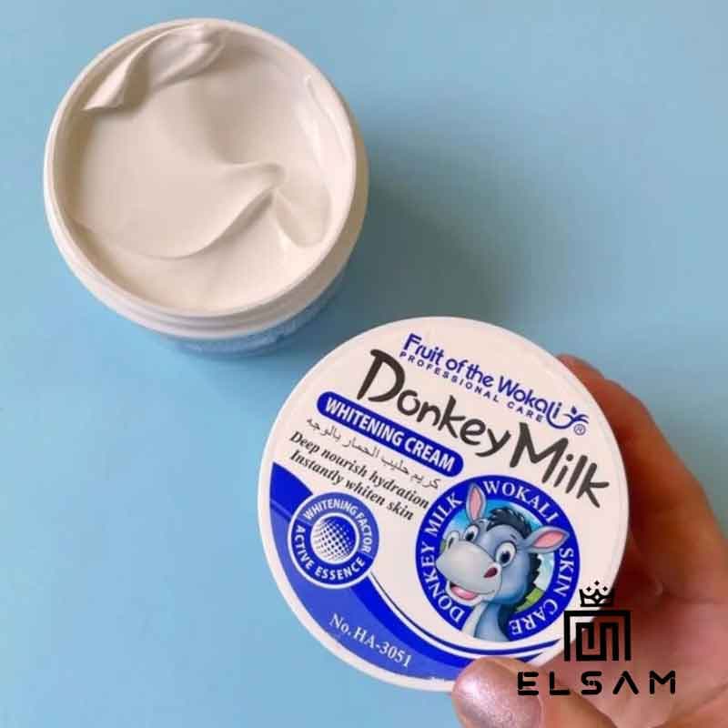کرم روشن کننده شیر الاغ ووکالی Wokali donkey milk whitening cream — تصویر ۱۱