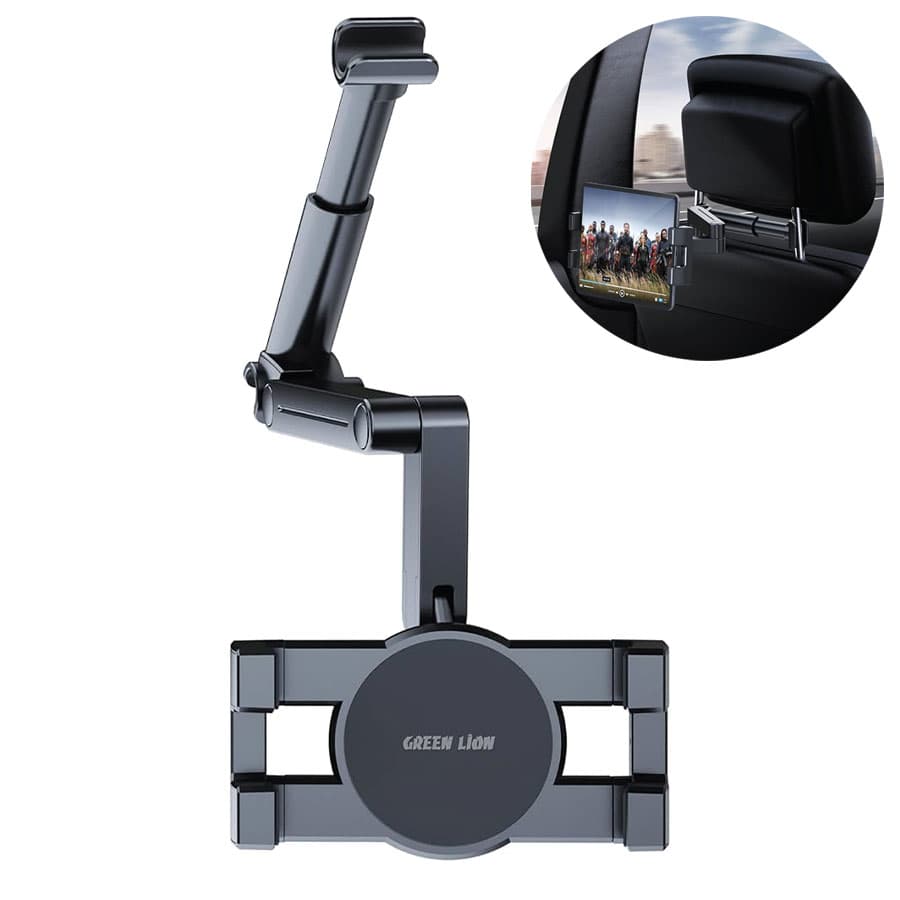 هولدر موبایل و تبلت صندلی عقب خودرو گرین لاین Green Lion Headrest Mount for Phone and Tablet GX-71