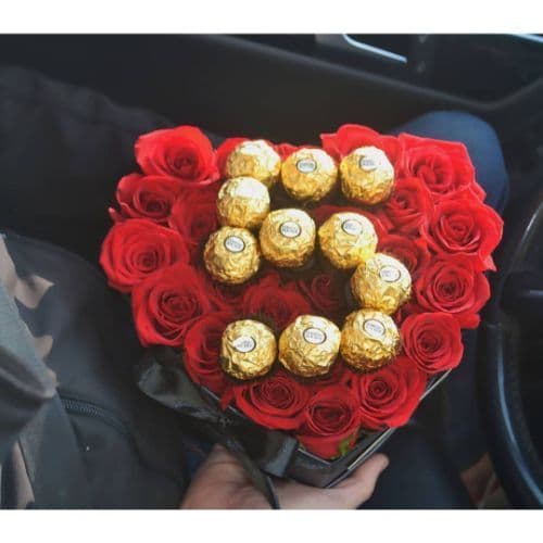 باکس گل لاکچری ولنتاین 1073