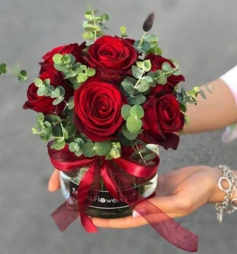 جار گل رز قرمز 469