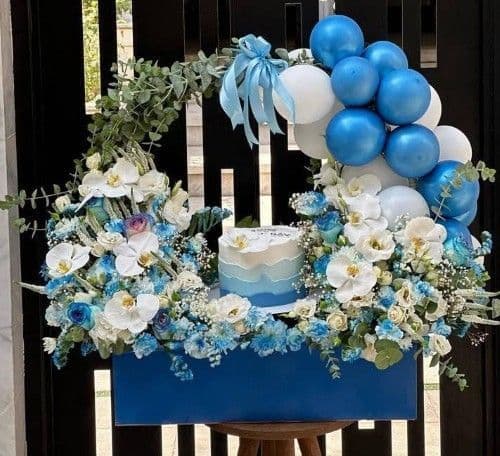 گل و کیک خاص برای عشقم 2086