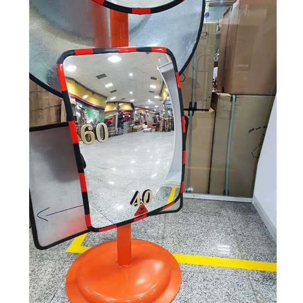 آینه محدب ترافیکی شیشه ای مستطیلی 60*40 — تصویر ۳