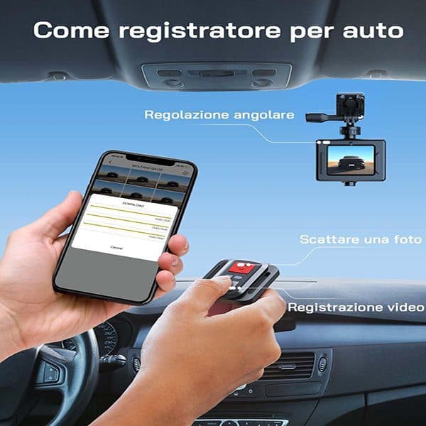 دوربین فیلمبرداری ورزشی WOLFANG GA100 – اکشن کمِرا با لرزش‌گیر EIS — تصویر ۵