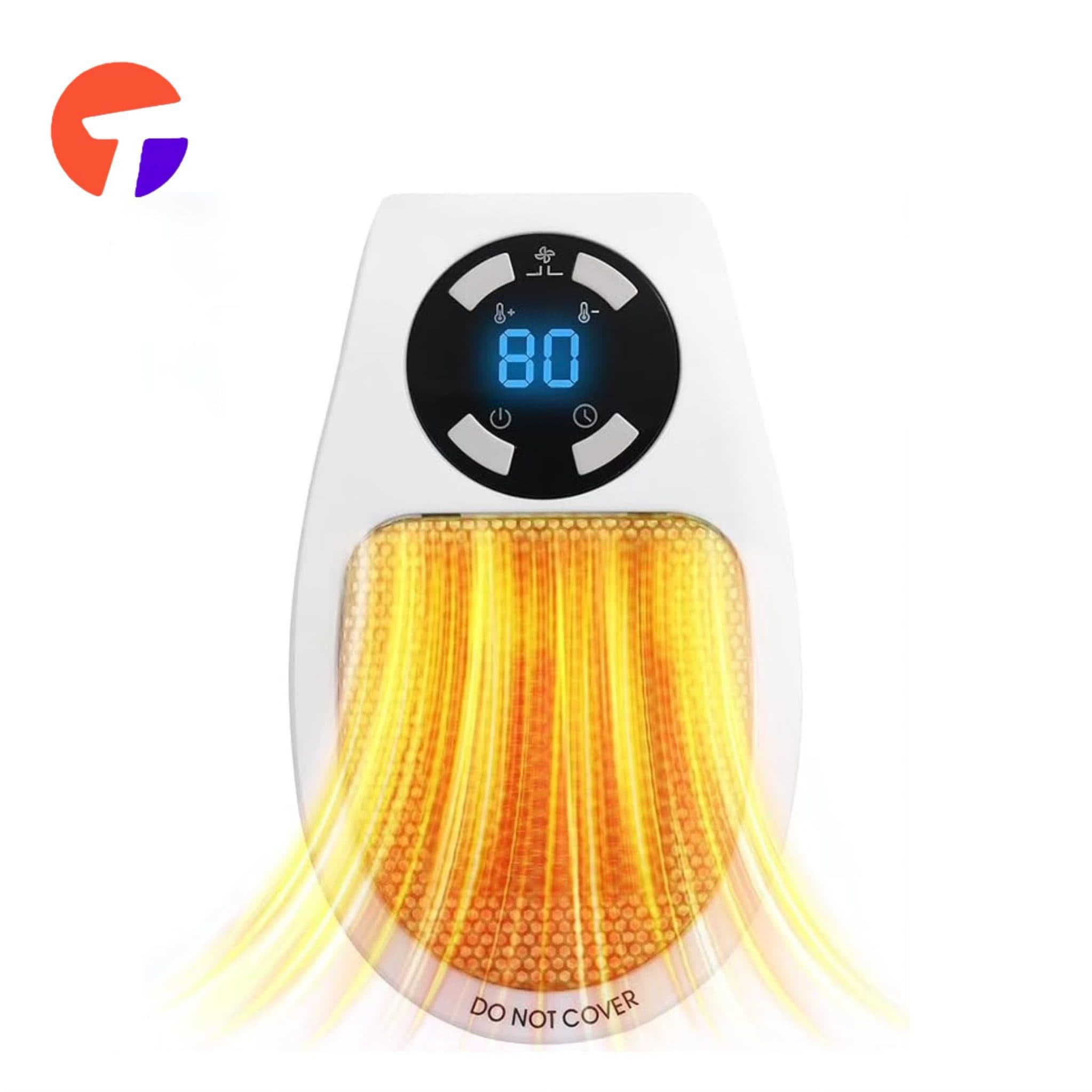 بخاری برقی دیواری با نمایشگر LED — تصویر ۲