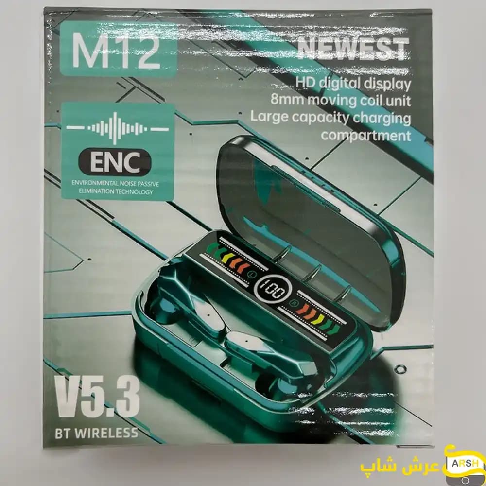 هندزفری بلوتوثی مدل M12 newset — تصویر ۷