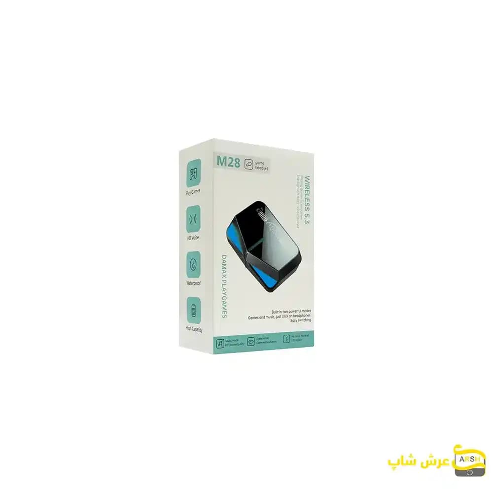 هندزفری بلوتوثی مدل M28 گیمینگ — تصویر ۲