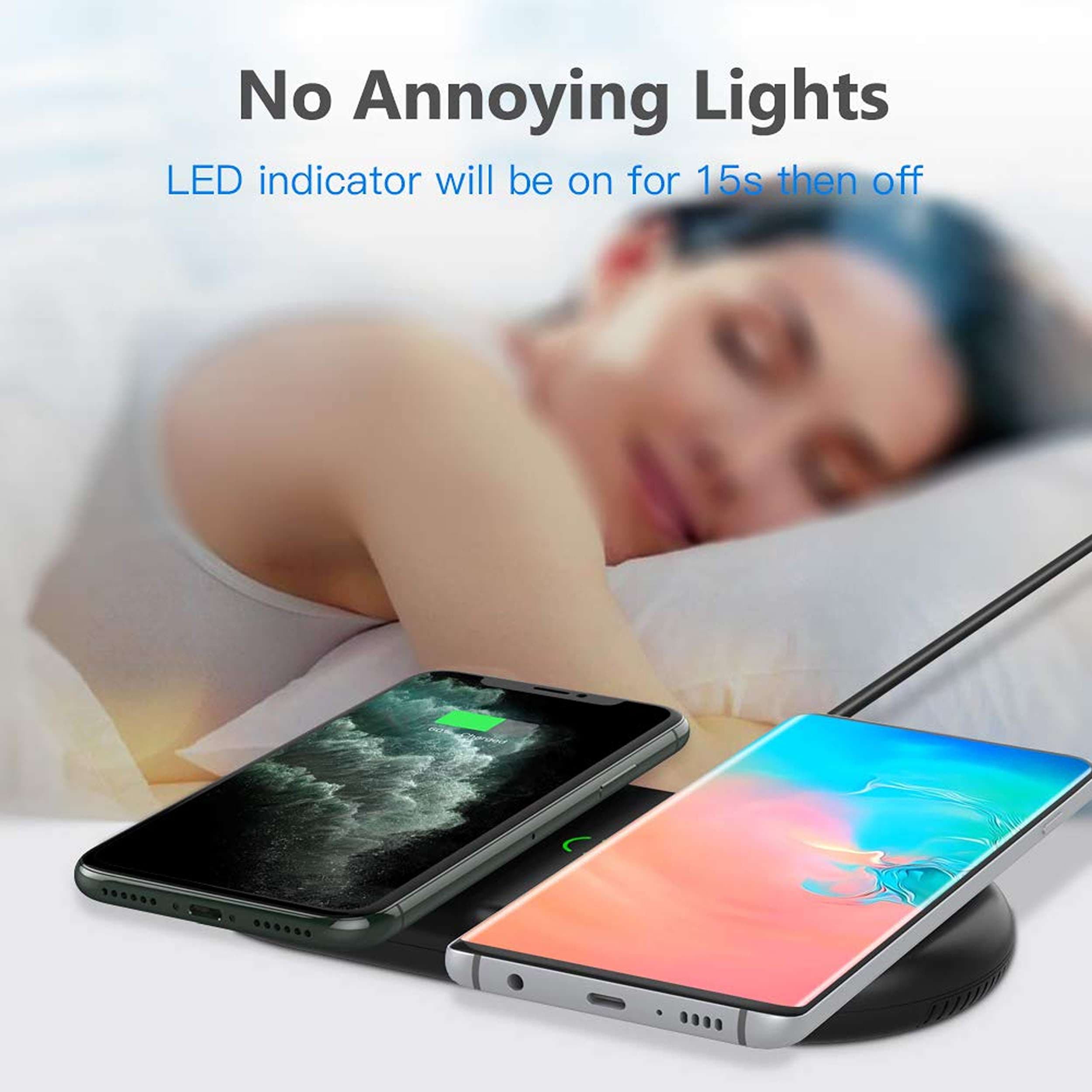 شارژر بی سیم دوگانه سریع برند Yootech مدل MF400 — تصویر ۱۲