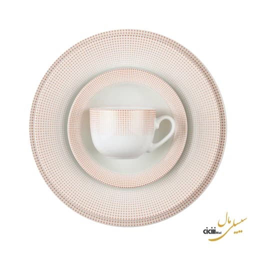 سرویس غذاخوری چینی زرین ایران ایتالیا اف مریدین — تصویر ۲