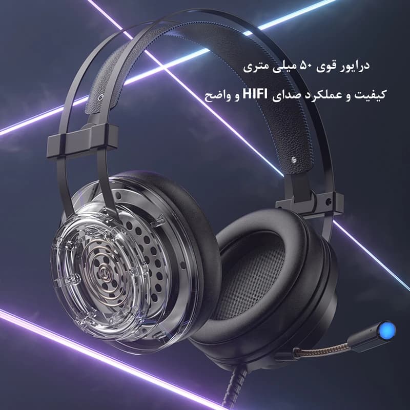 هدفون سیمی گیمینگ اوی Awei GM-2 — تصویر ۱۰