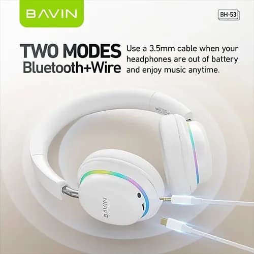 هدفون بلوتوث باوین Bavin BH-53 — تصویر ۱۲