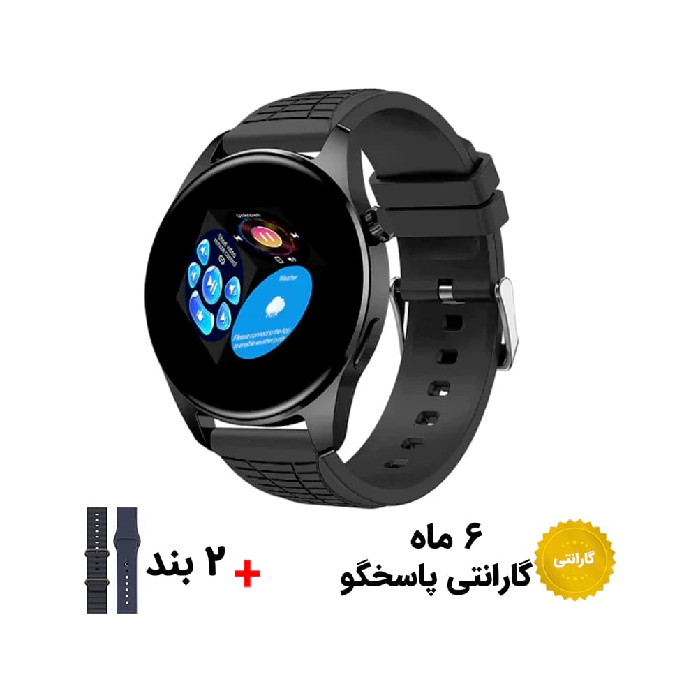 ساعت هوشمند صفحه گرد HK05 Hero با دو بند — تصویر ۲