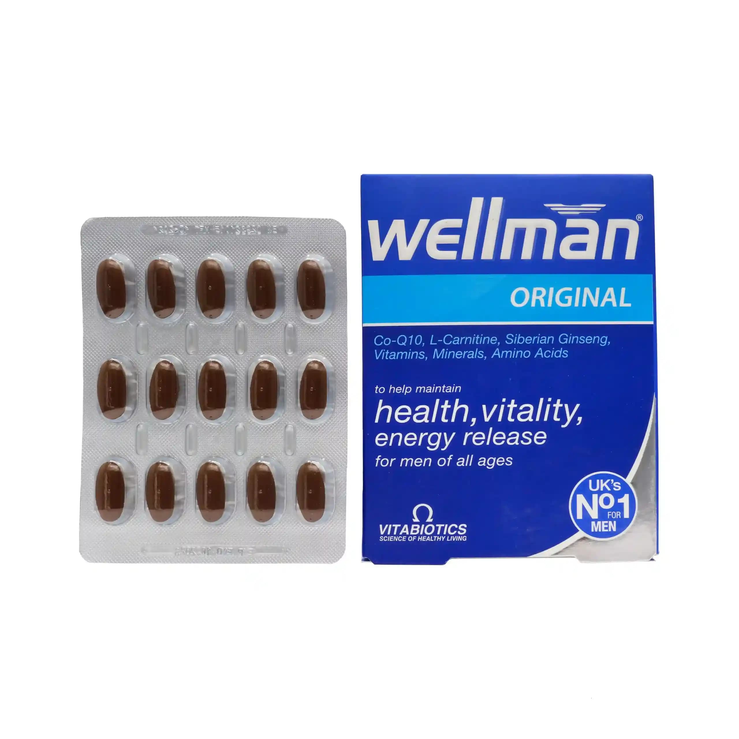قرص ول من اورجینال ویتابیوتیکس ۳۰ عددی | Vitabiotics Wellman Original 30 Tablets