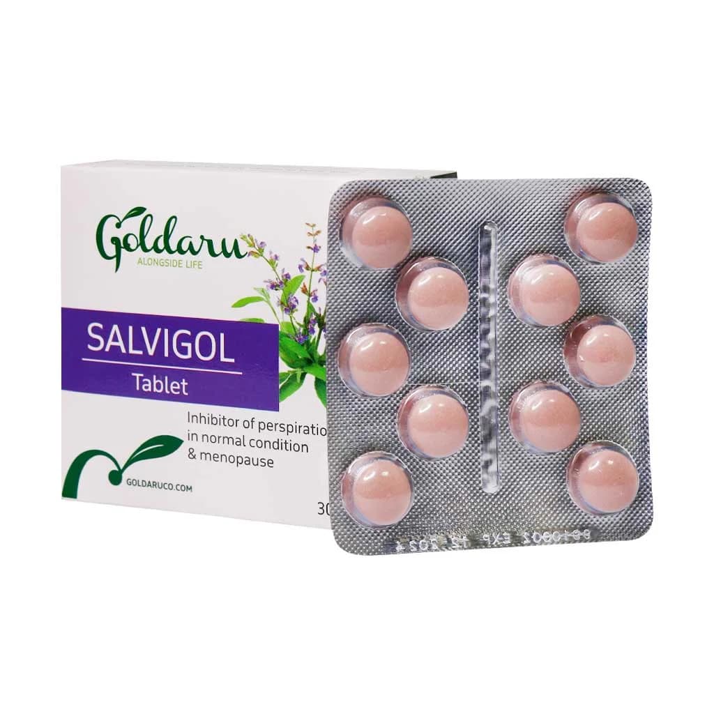 قرص روکش‌دار سالویگل گل دارو ۳۰ عددی | Goldaru Salvigol Coated Tablets 30 pcs — تصویر ۲