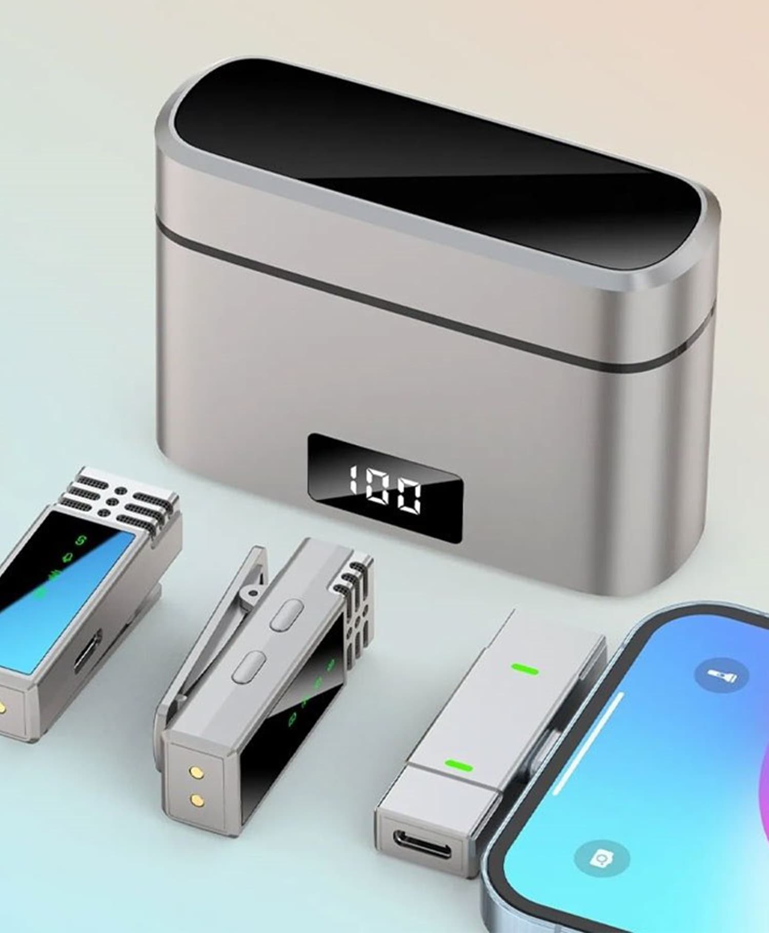 میکروفون بی سیم جیماری Lightning مدل MW-15 — تصویر ۹