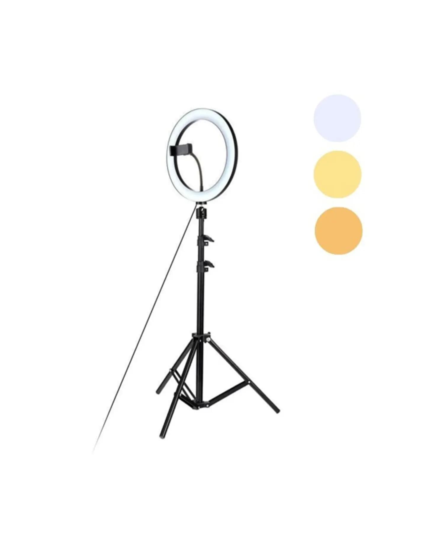 رینگ لایت و سه پایه جیماری DIMMABLE MT25