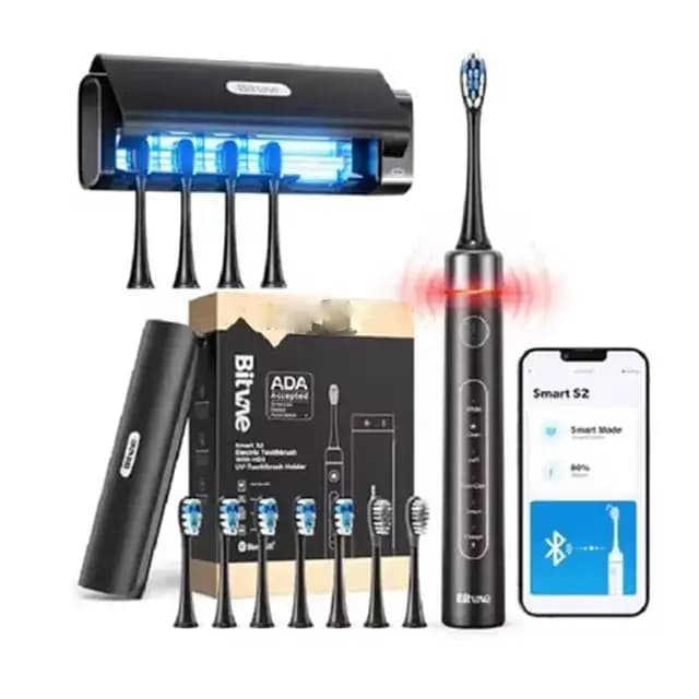 مسواک برقی Bitvae مدل S2 به‌همراه پایه ضدعفونی‌ کننده UV مدل HD2 — تصویر ۹