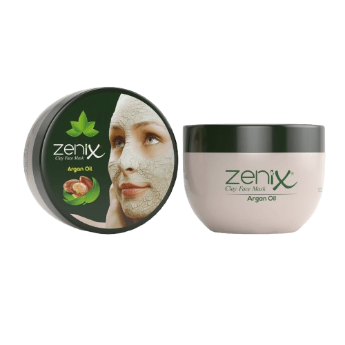 ماسک شاداب کننده خاک رس و روغن آرگان زنیکس Zenix حجم 350 گرم