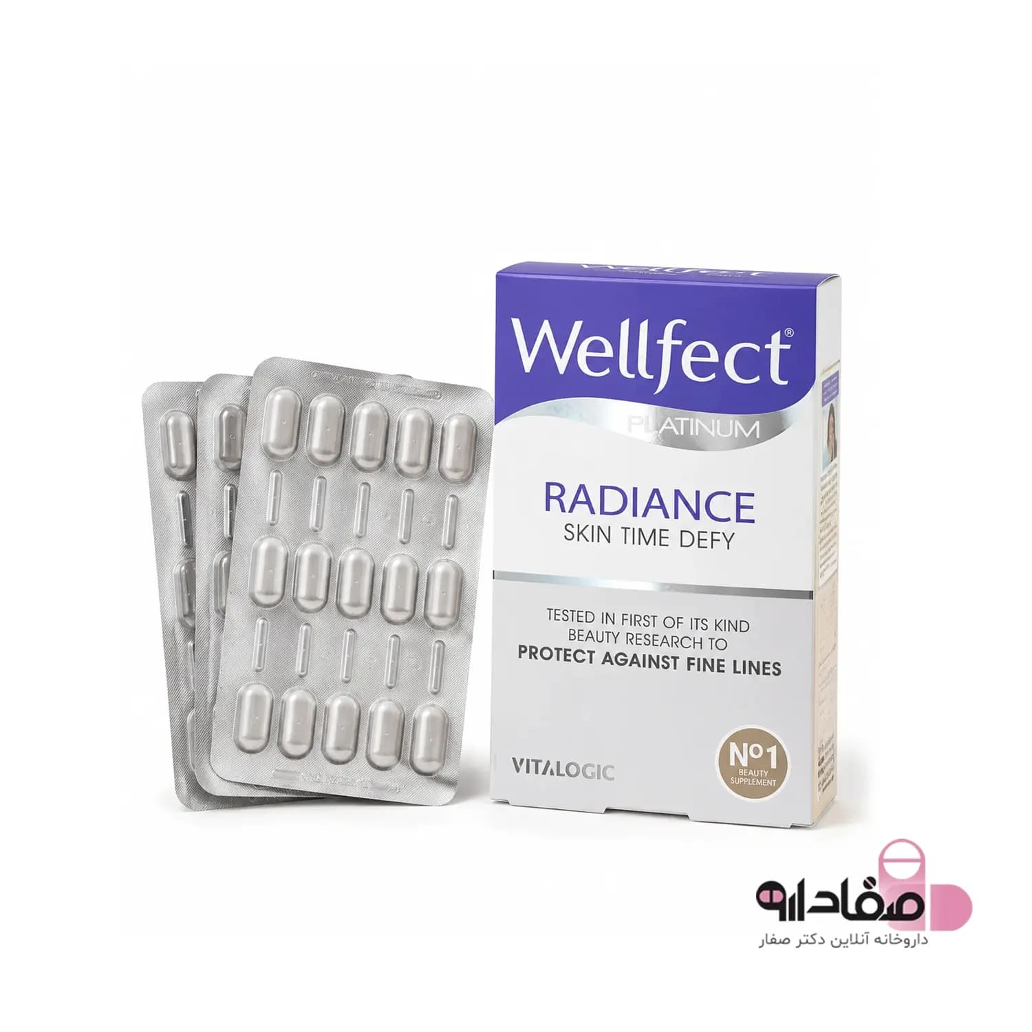 قرص ول فکت پلاتینیوم ویتالوجیک ۶۰ عدد | WellFect Platinum