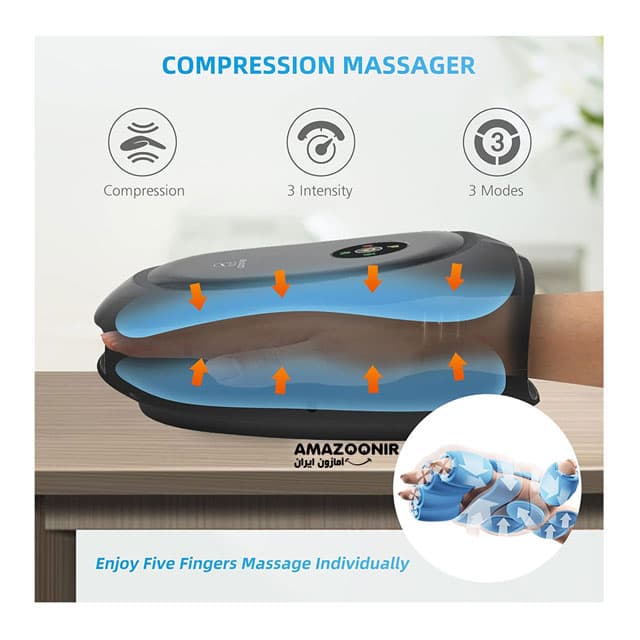 ماساژور دست هوشمند برند COMFIER مدل CF‑4101 — تصویر ۸
