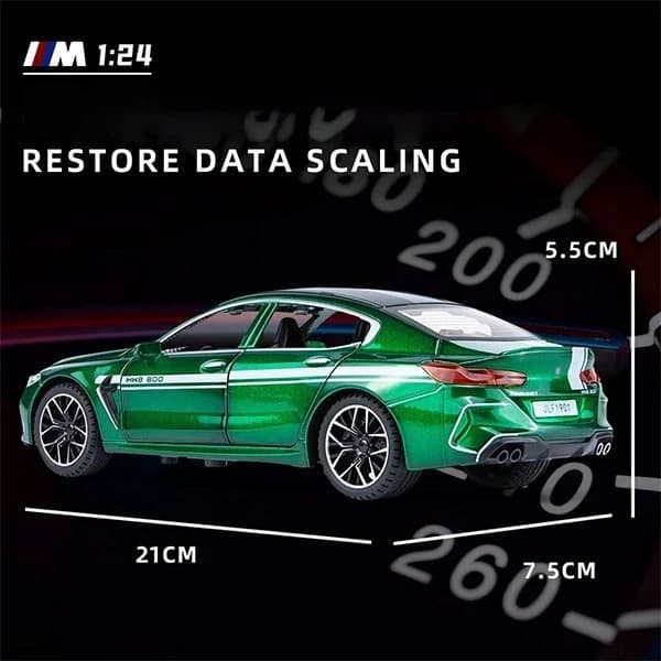 ماکت ماشین فلزی بی ام و مدل BMW MH8 800 — تصویر ۵
