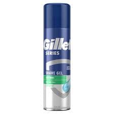 ژل اصلاح ژیلت Gillette مدل Sensitive حاوی عصاره الوئه ورا حجم 200 میل