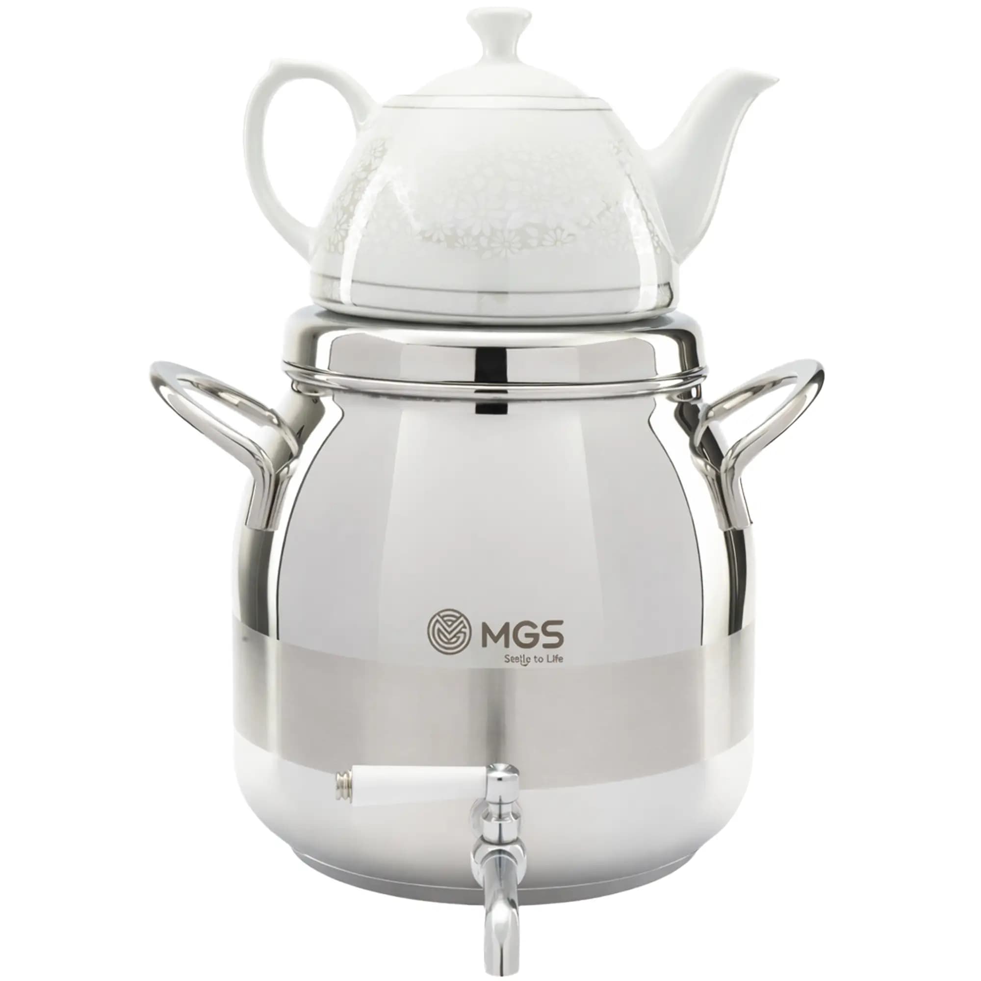 کتری و قوری استیل MGS کد K41028