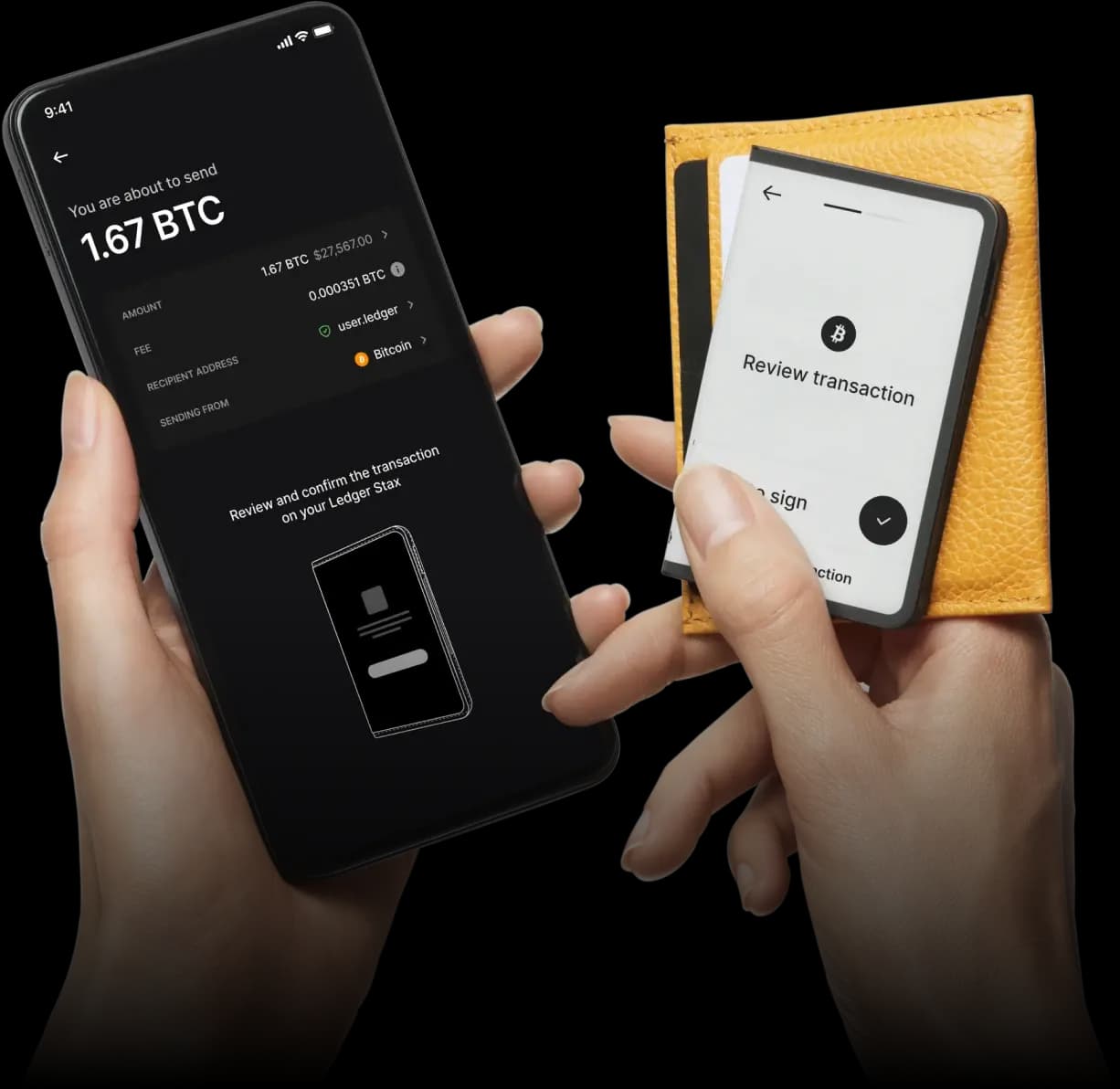 لجر استکس Ledger Stax- سیلک تک — تصویر ۶