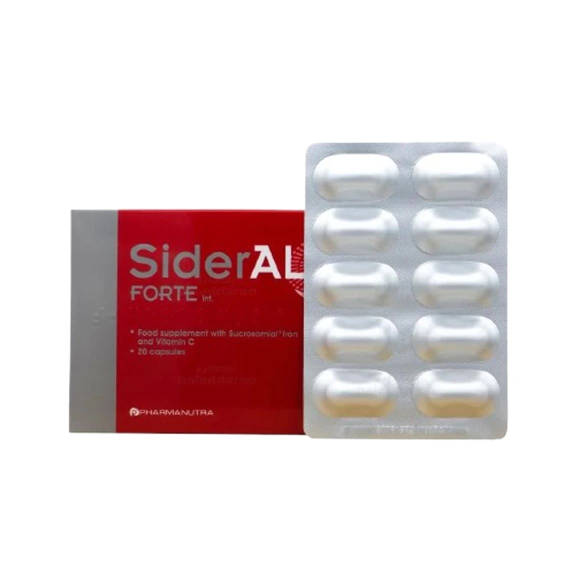 کپسول سیدرال فورت فارمانوترا ۲۰ عددی | PharmaNutra SiderAL Forte Capsules 20 pcs — تصویر ۲