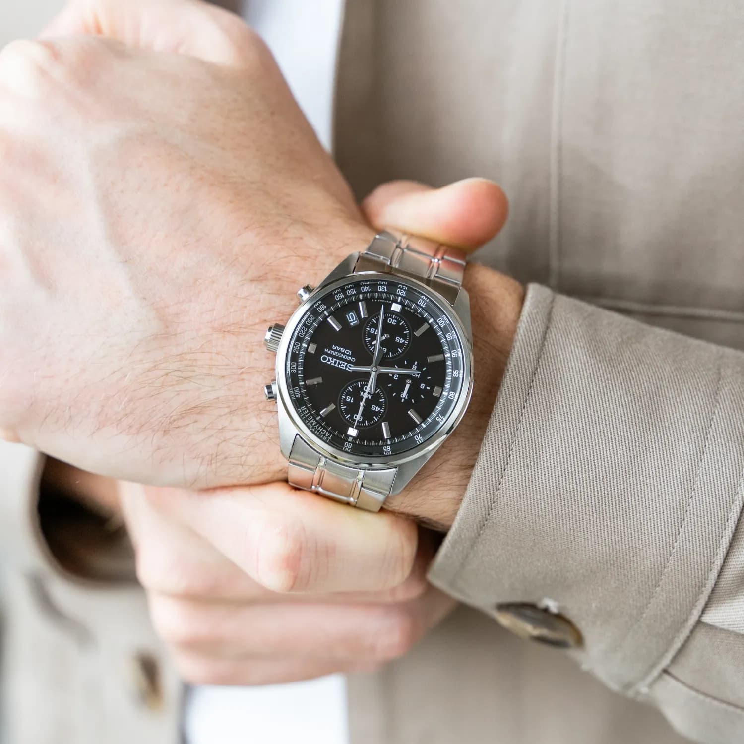 ساعت مچی مردانه سیکو SEIKO SSB379P1 — تصویر ۴