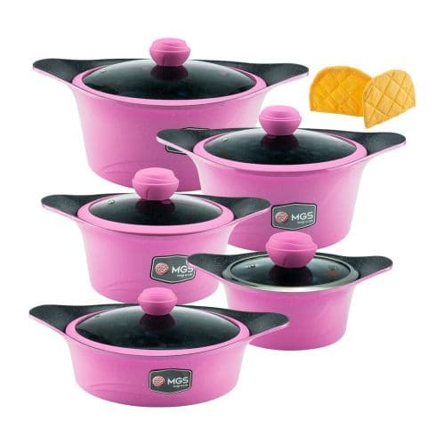 سرویس قابلمه 12 پارچه گرانیت طرح کره ای C — تصویر ۱۰
