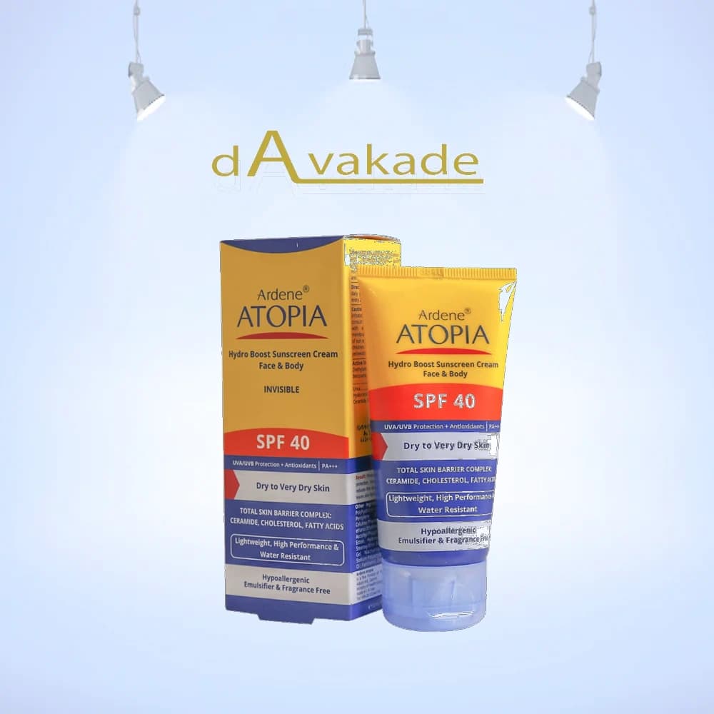 کرم ضد آفتاب مرطوب‌کننده پوست خشک و خیلی خشک SPF40 آتوپیا ardene آردن