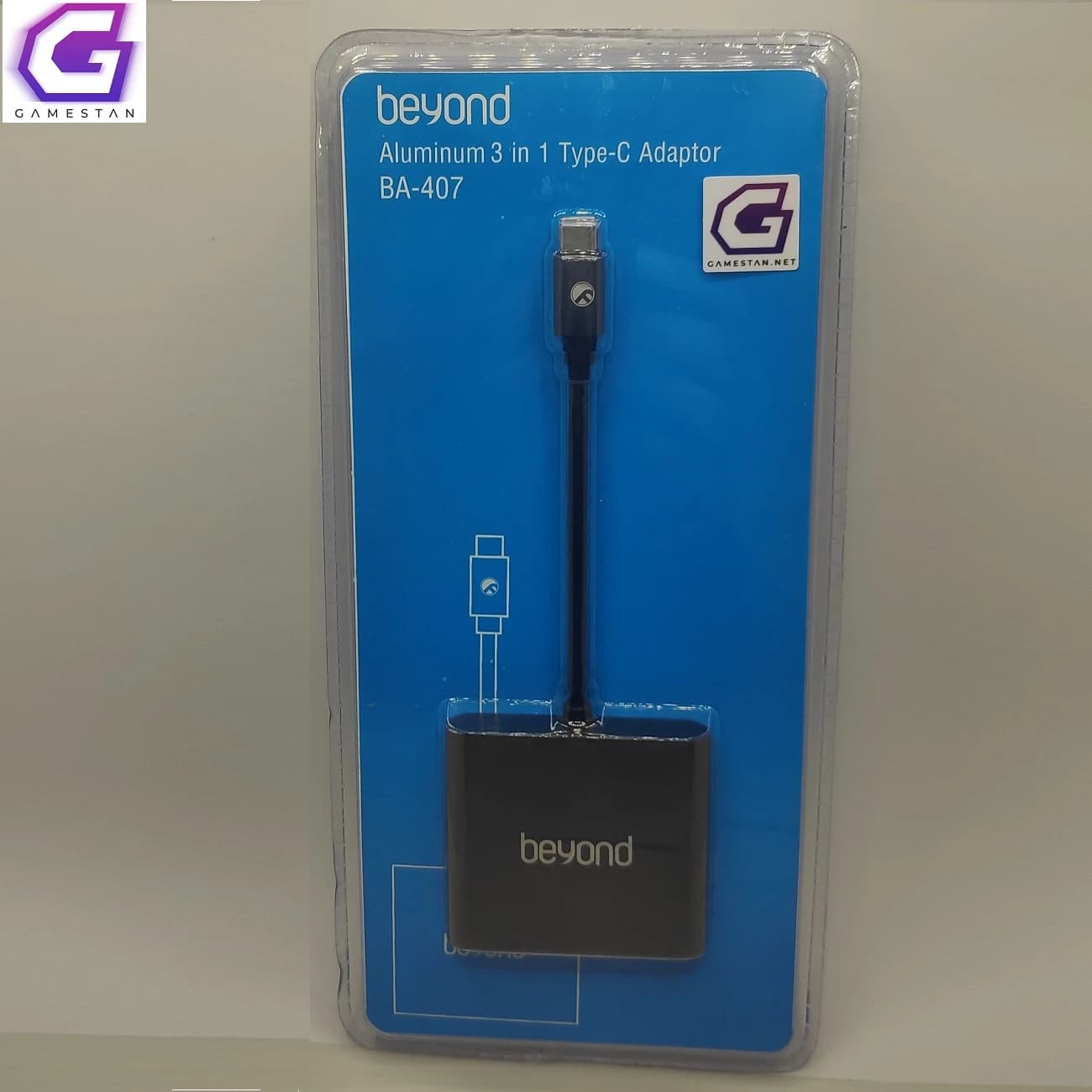 هاب سه پورت Type-C بیاند مدل Beyond BA-407 — تصویر ۲