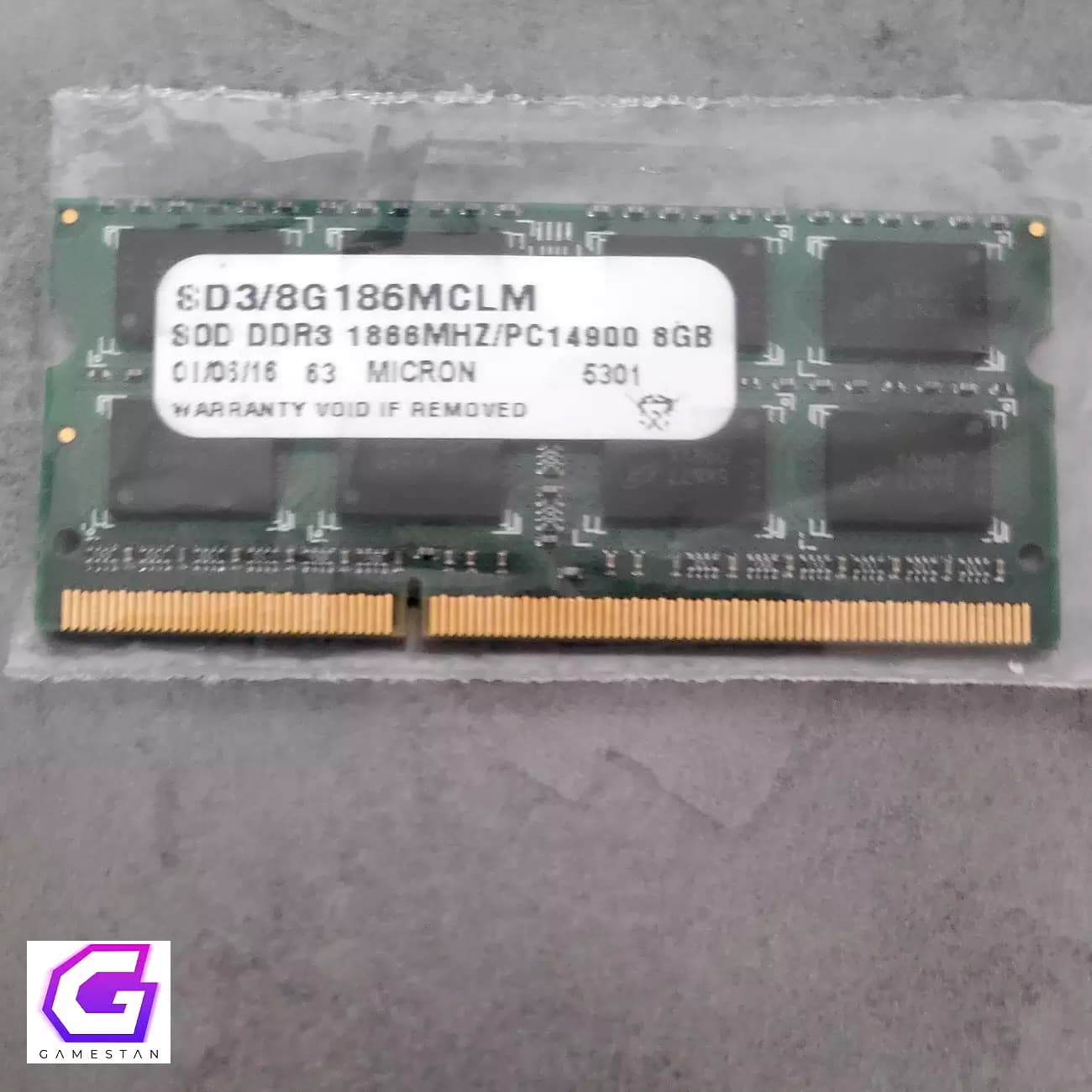 رم لپتاپ DDR3-1866 8GB – کار کرده