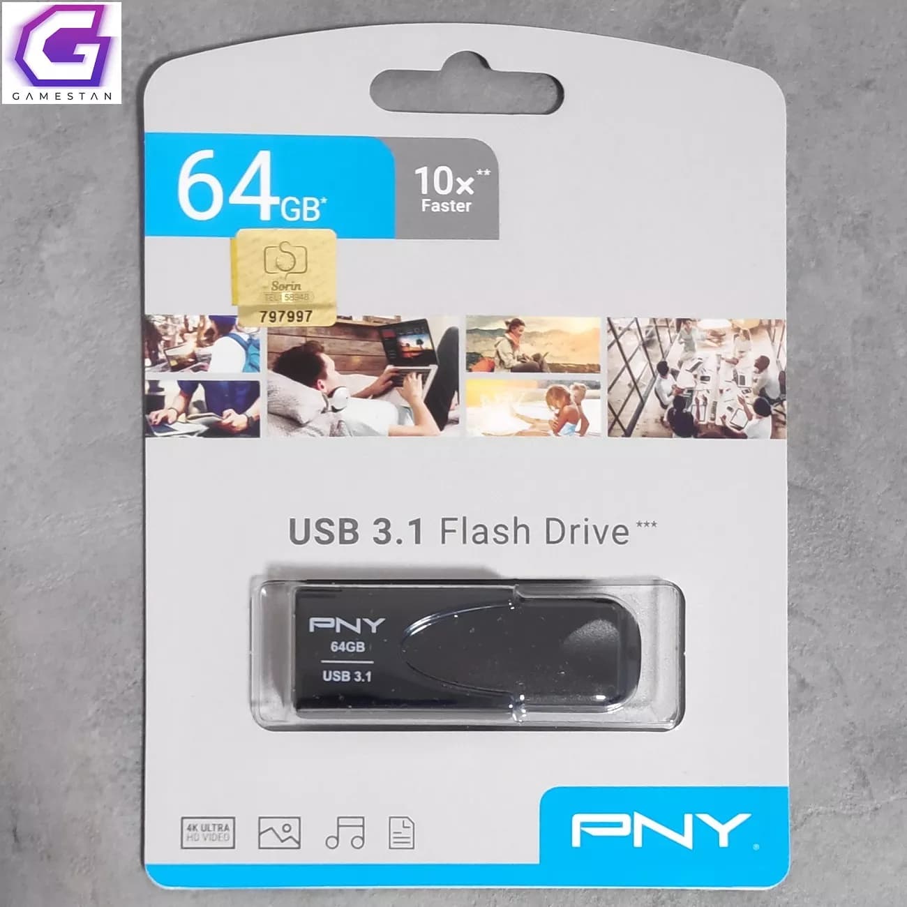 فلش مموری پی ان وای PNY ATTACHE4 USB 3.1 64GB — تصویر ۳