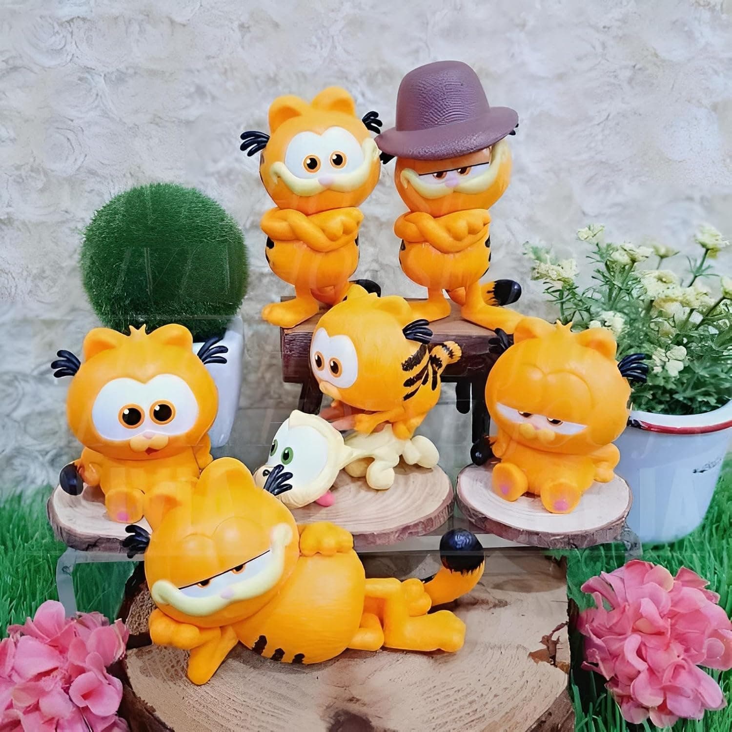 فیگور گربه گارفیلد Garfield مجموعه 6 عددی — تصویر ۳