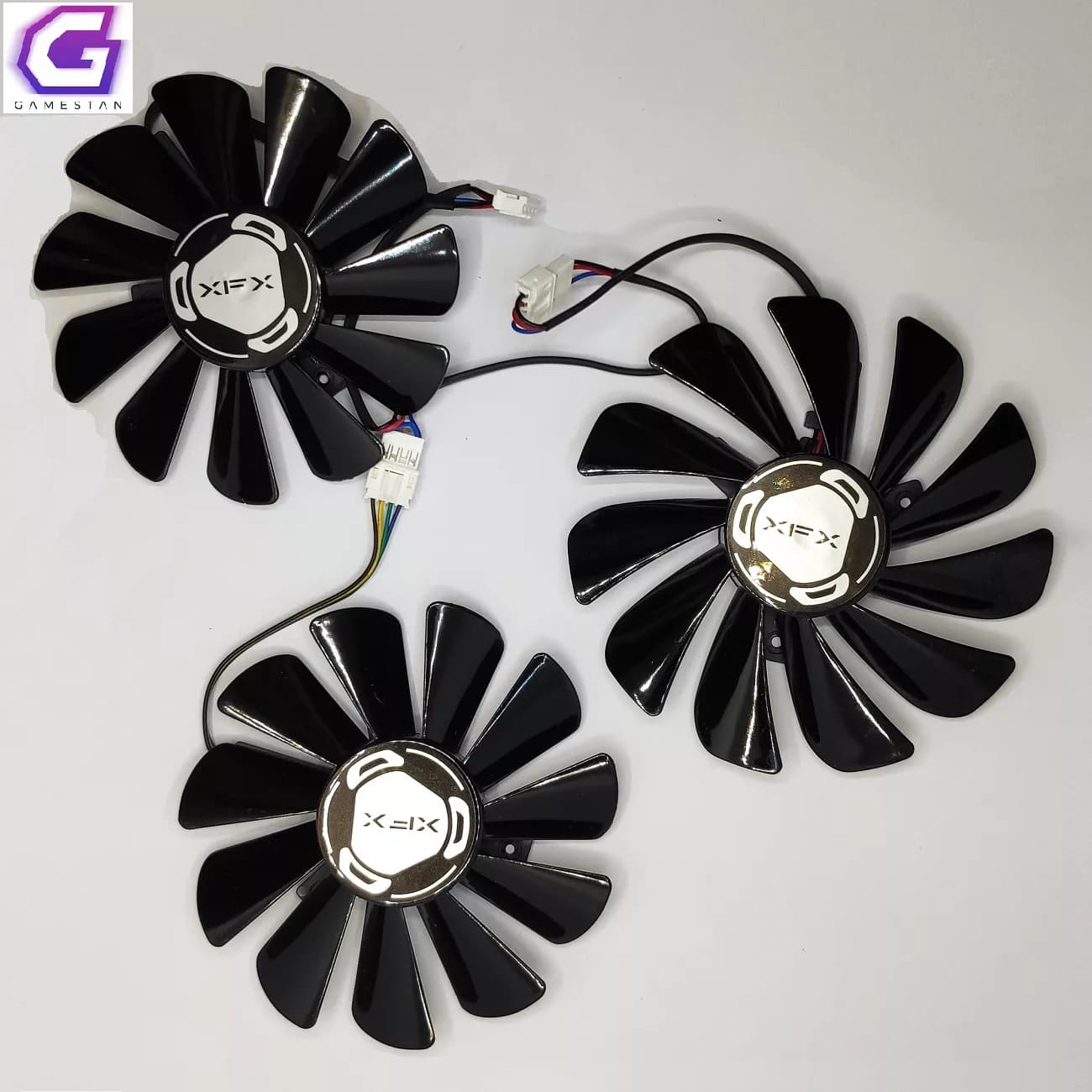 فن کارت گرافیک ایکس اف ایکس XFX RX5700/5700XT/THICC III (سه عدد فن پایه کوتاه کپی) — تصویر ۲