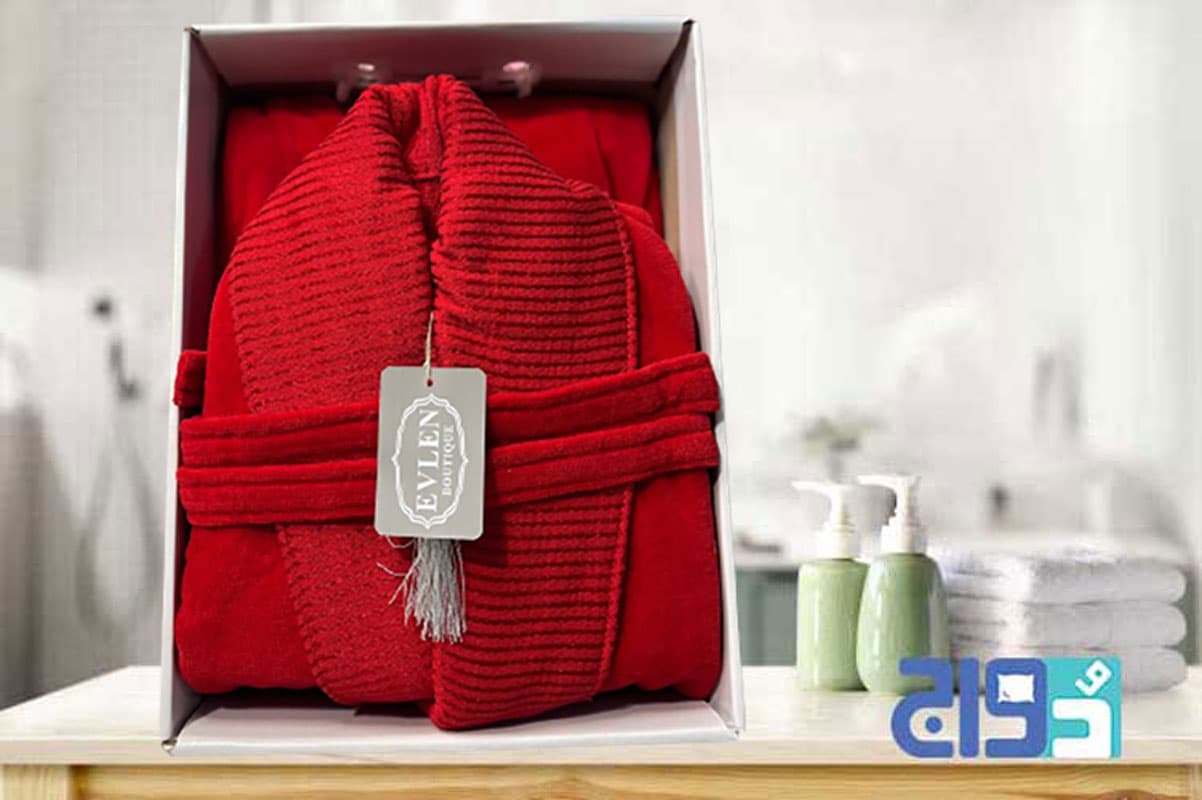 حوله تن پوش اولن (EVLEN) سایز 135(زرشکی)